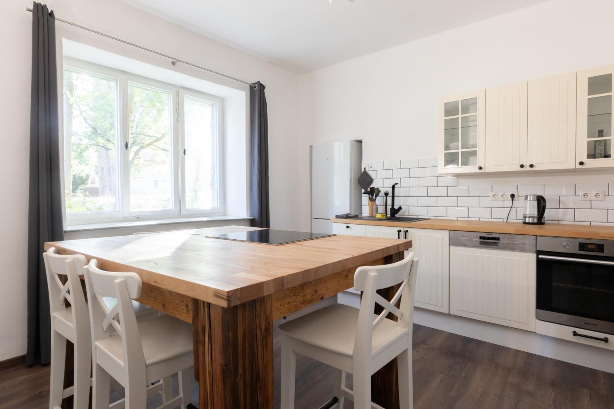 Urige Wohnung Mit Zwei Betten Und Genialer Kueche Mugeln Eksteriør billede